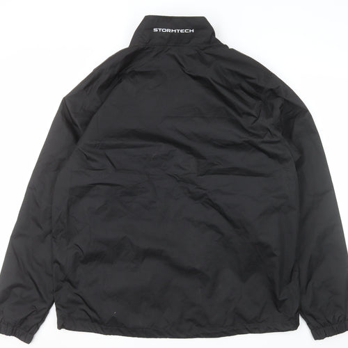 Stormtech Men's Black Windbreaker Jacket XL Polyester Lightweight