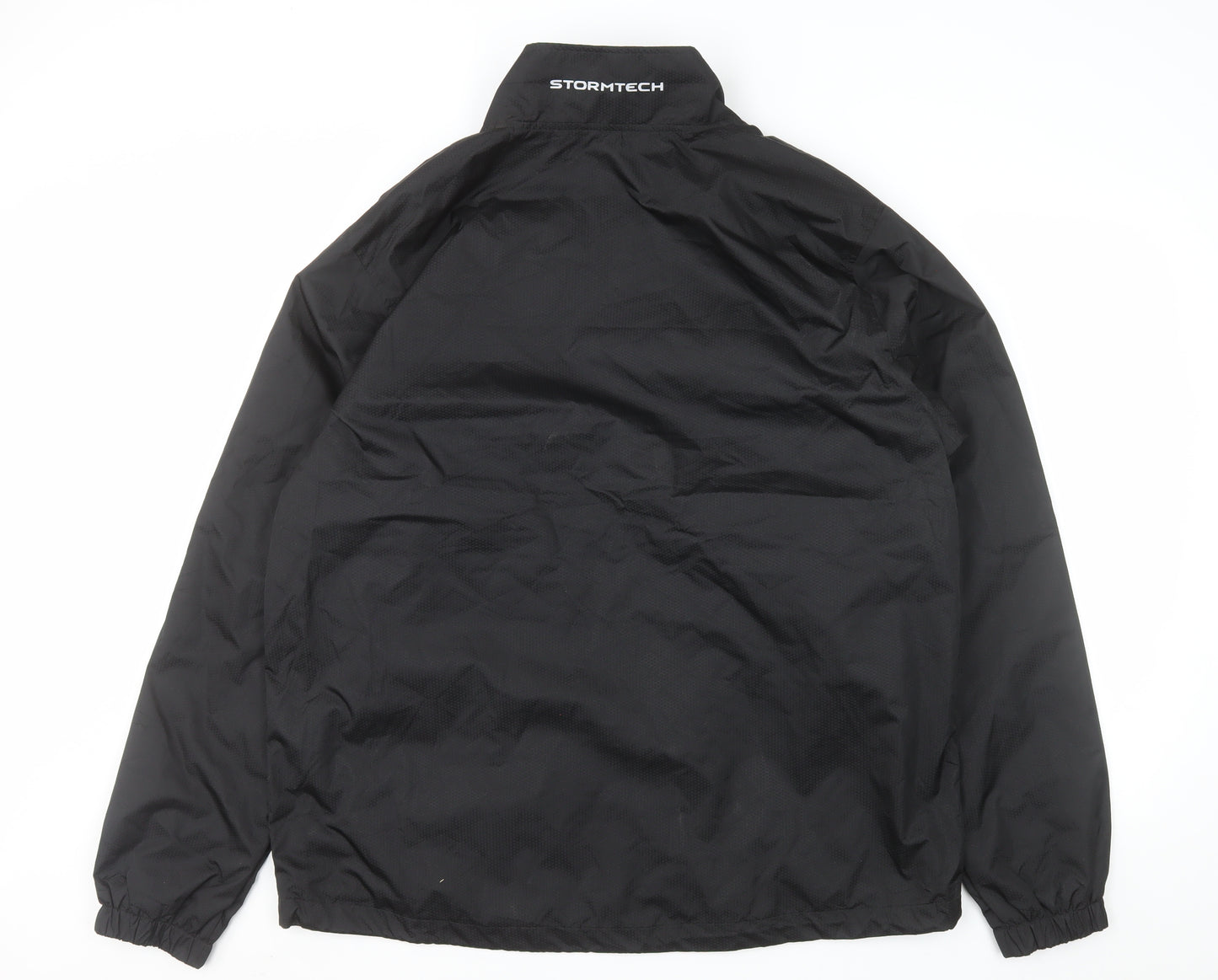 Stormtech Men's Black Windbreaker Jacket XL Polyester Lightweight