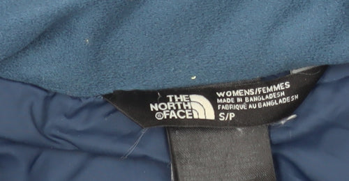 The North Face Women's Blue Long Hooded Waterproof Parka Coat Size S
