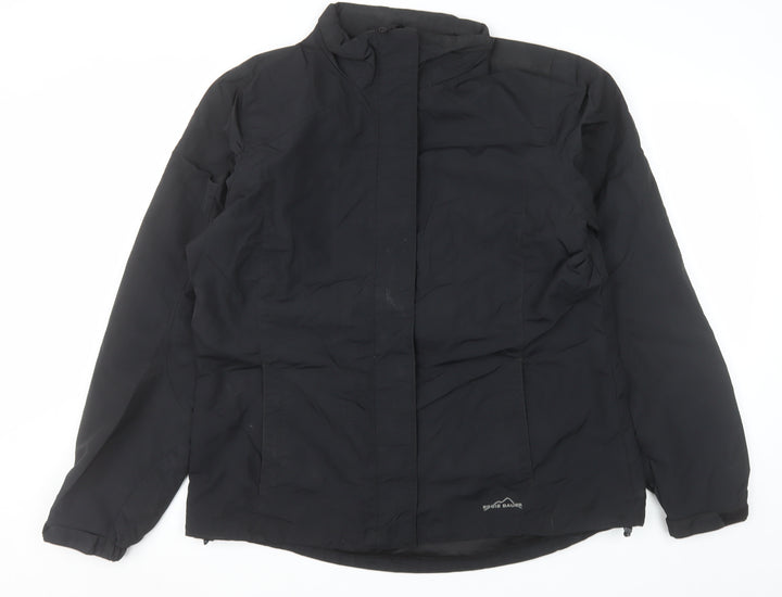 Eddie Bauer Men's Black L Water Resistant Puffer Jacket