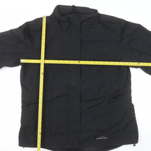 Eddie Bauer Men's Black L Water Resistant Puffer Jacket