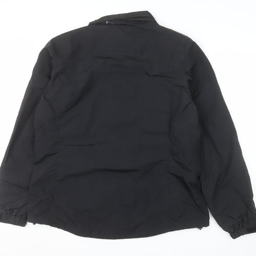 Eddie Bauer Men's Black L Water Resistant Puffer Jacket