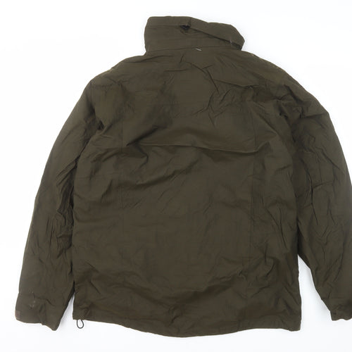 Columbia Men's Green Titanium Parka Jacket M Waterproof Hooded Outdoor
