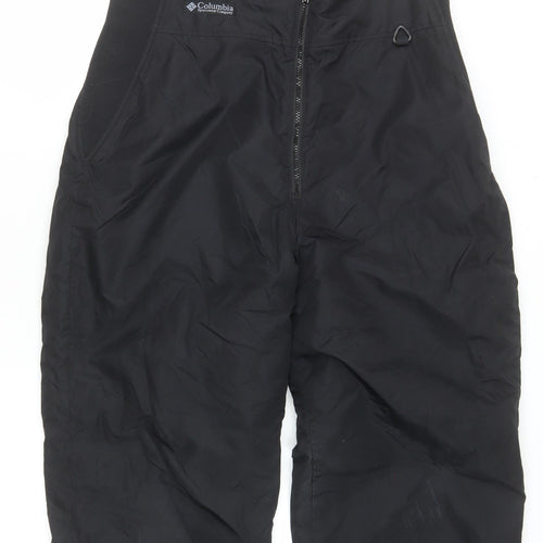 Columbia Men Black L Snow Pants Waterproof Insulated Winter Trousers