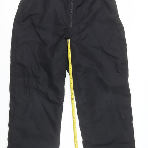 Columbia Men Black L Snow Pants Waterproof Insulated Winter Trousers