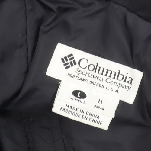 Columbia Men Black L Snow Pants Waterproof Insulated Winter Trousers