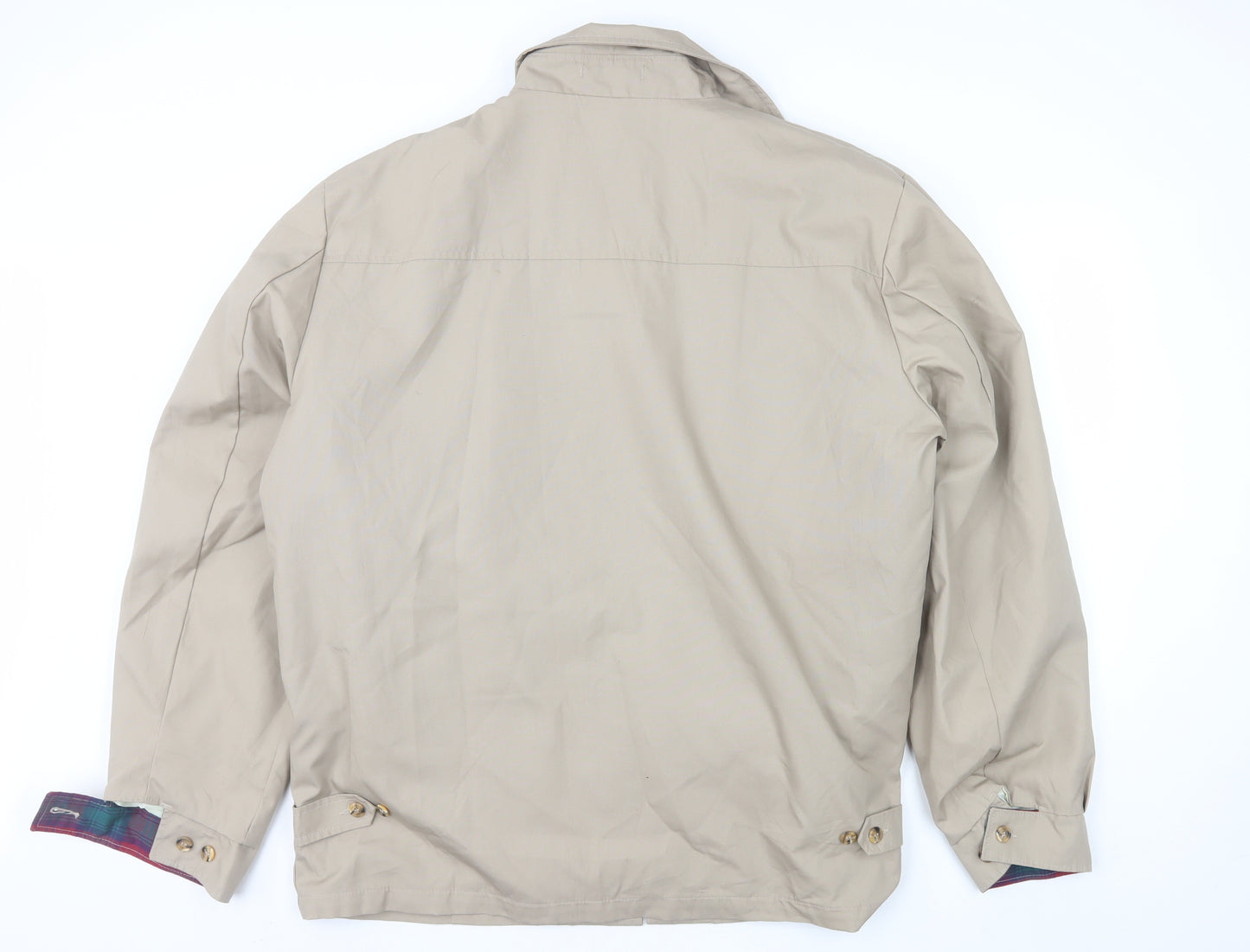 English Squire Men’s Beige Lined Basic Jacket L Regular Fit Beige