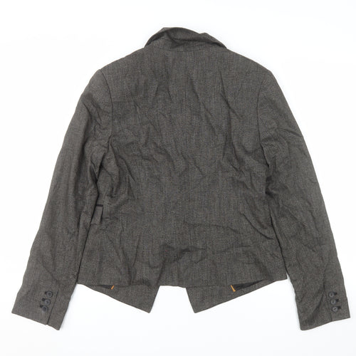 Le Château Women’s Grey Wool Blend Blazer Jacket M Regular Fit
