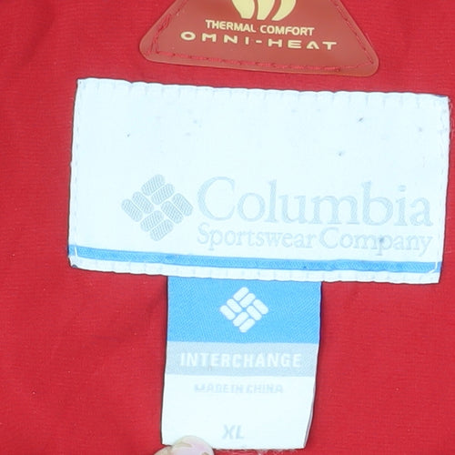 Columbia Men's Red XL Interchange Insulated Puffer Jacket