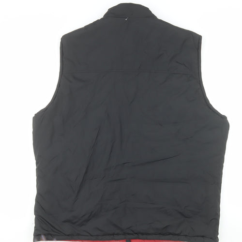 IZOD Mens Black XL Padded Polyester Bodywarmer Waistcoat