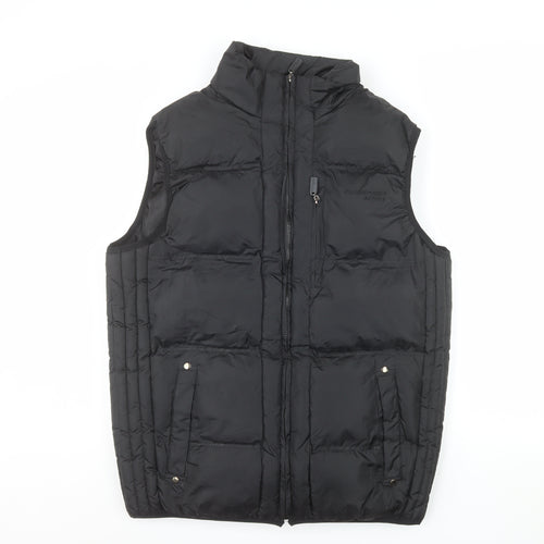 Fahrenheit Active Men's Black Puffer Gilet Waistcoat M Regular