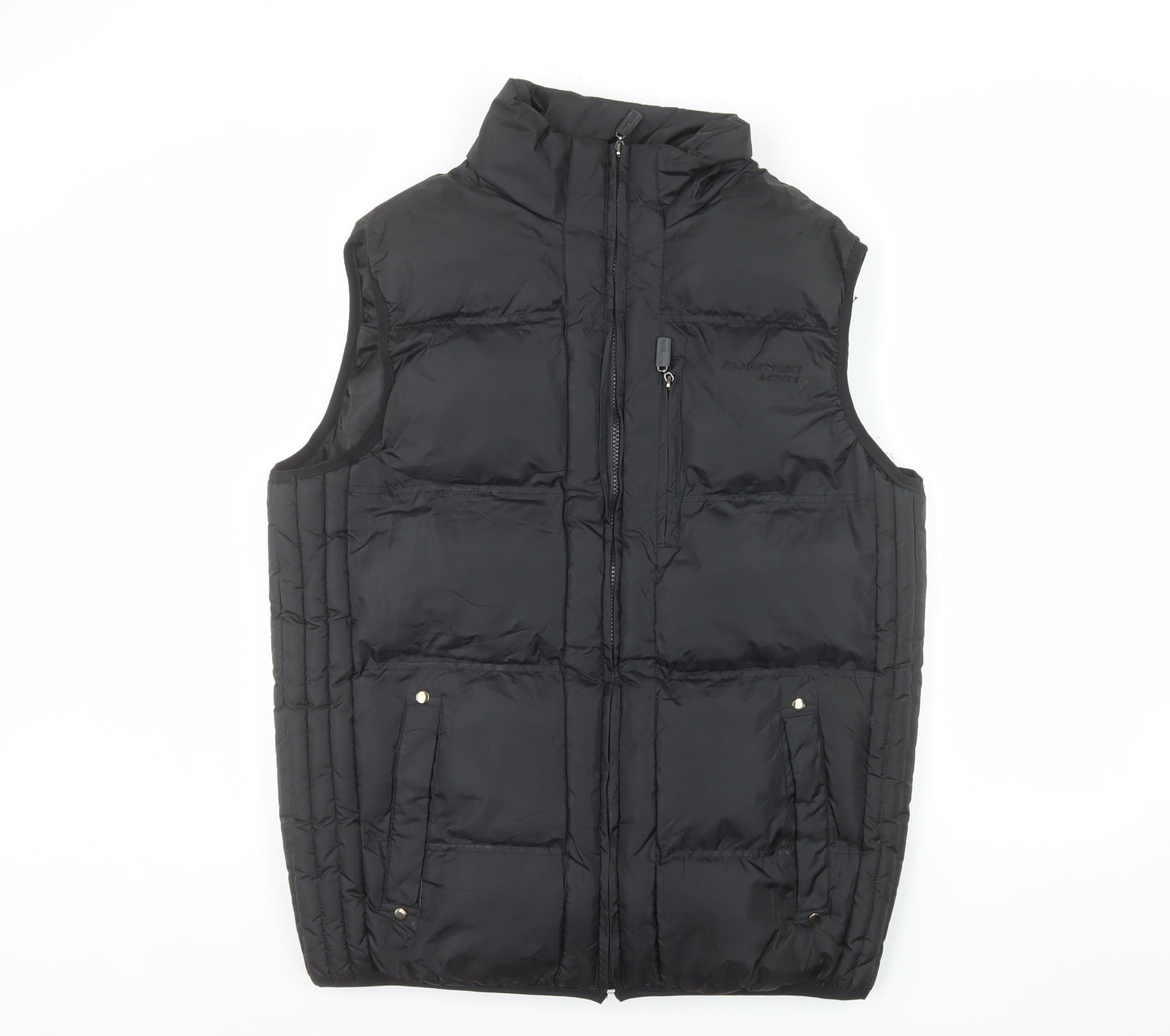Fahrenheit Active Men's Black Puffer Gilet Waistcoat M Regular