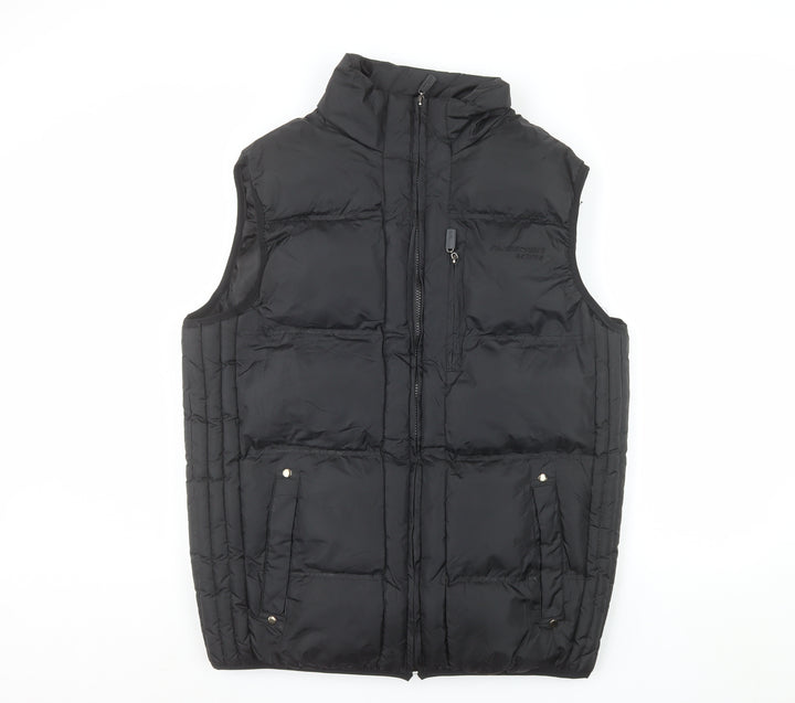 Fahrenheit Active Men's Black Puffer Gilet Waistcoat M Regular
