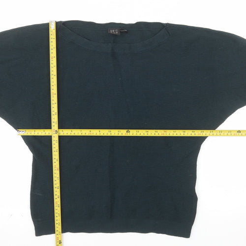 Editor's Cut Women's Green Size 12 Boat Neck Knit Jumper