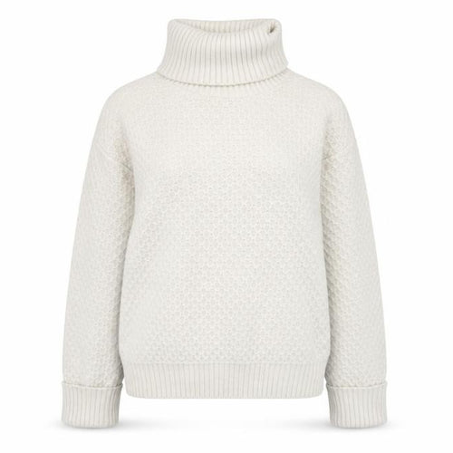 Marks and Spencer Women’s Beige Roll Neck Knit Jumper Size S