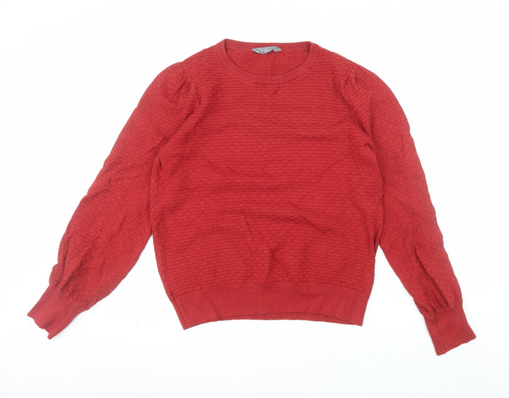 Principles Women's Red Size 16 Crew Neck Knit Long Sleeve Jumper