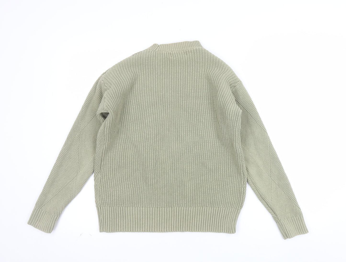 Marks and Spencer Women’s Beige Cotton Knit Pullover Jumper Size S