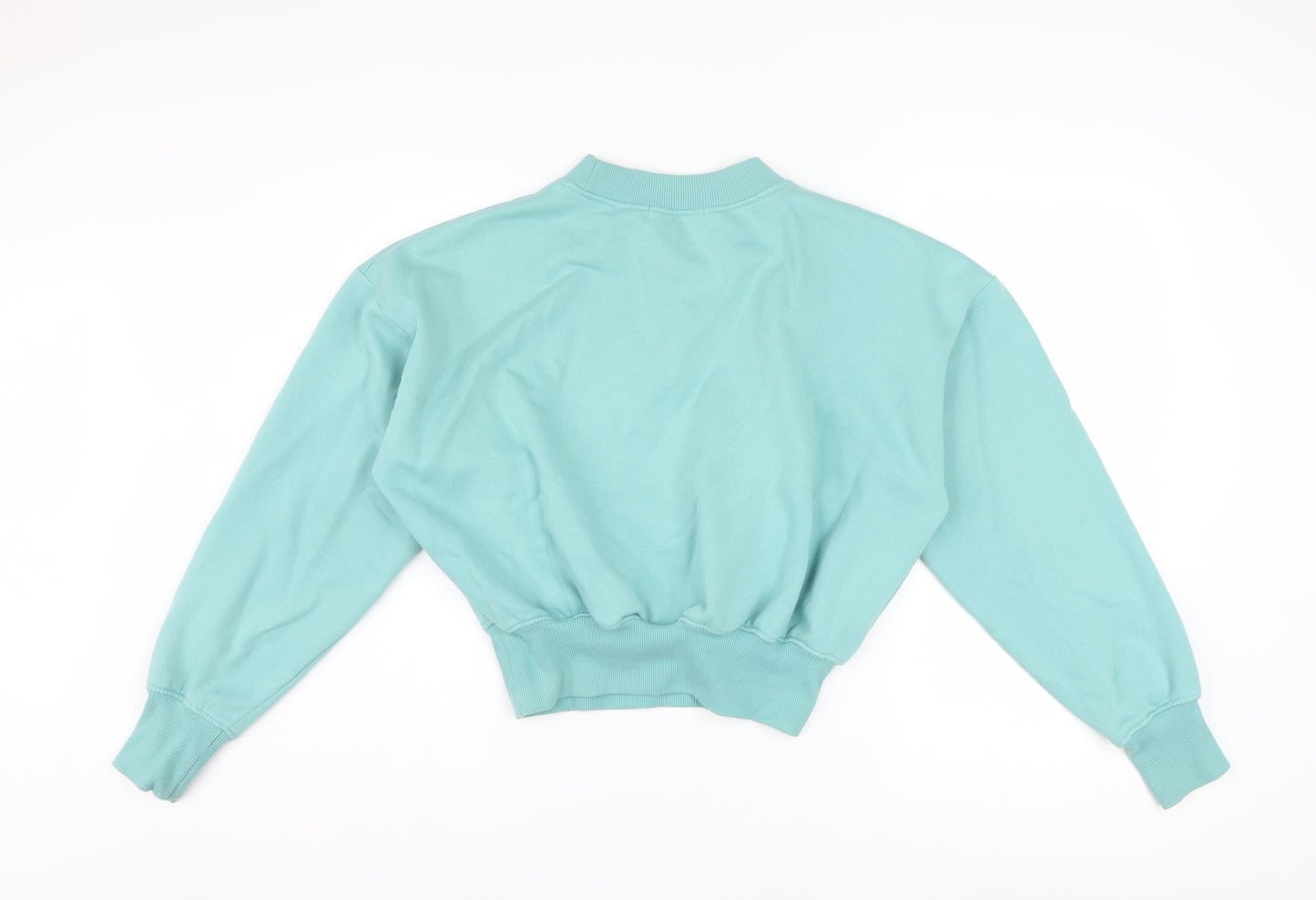 Missguided Women’s Blue Tall Skull Snake Graphic Pullover Sweatshirt UK 12