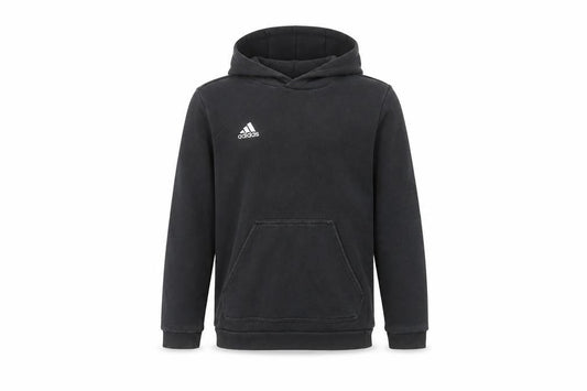 Adidas Boys Black Pullover Hoodie 11-12 Years Hooded Sweatshirt