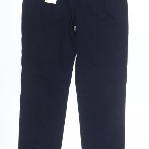 Marks and Spencer Men’s Blue Chino Trousers 30x33 Slim Fit Stretch