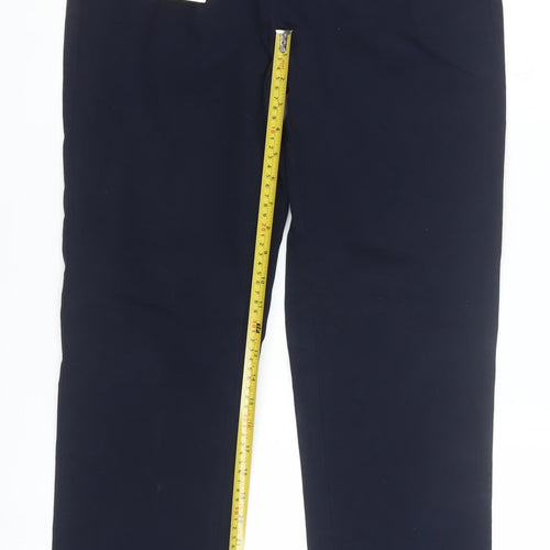 Marks and Spencer Men’s Blue Chino Trousers 30x33 Slim Fit Stretch