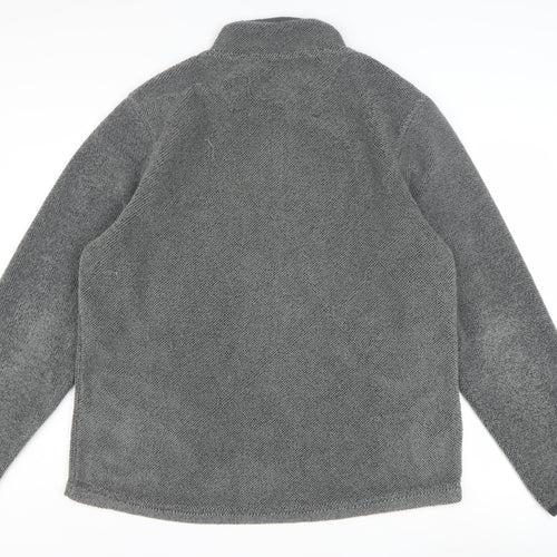 Weird Fish Men's Grey XL 1/4 Zip Fleece Sweatshirt Pullover