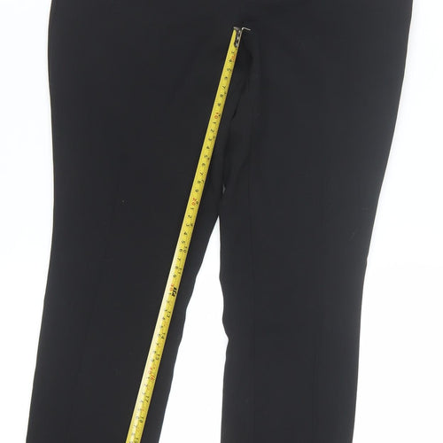 Next Womens Black Petite Skinny Trousers Size 6 Slim Fit Business Workwear