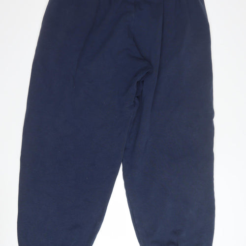 Nike Men's Blue Fleece Sweatpants XL Comfortable Tapered Fit