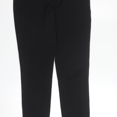 New Look Women's Black Straight Leg Trousers Size 8 Workwear