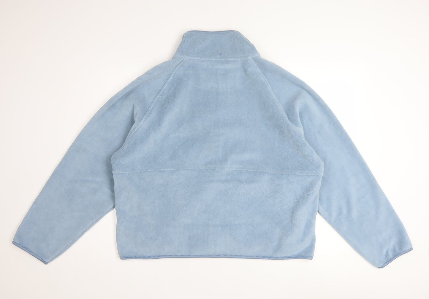 Next Women’s Blue Fleece Short Jacket Size M Casual Lightweight