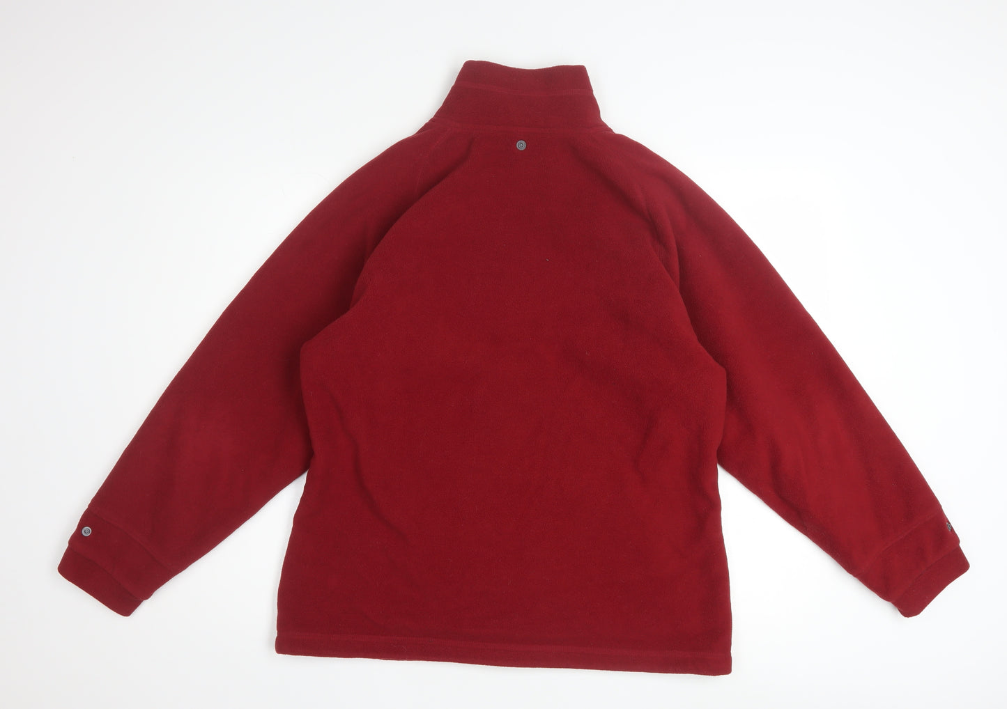 Tenson Mens Red Fleece Full Zip Jacket Size 42 Regular