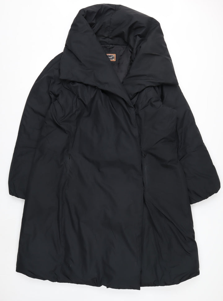 Marks and Spencer Women’s Black Long Puffer Coat Size 16