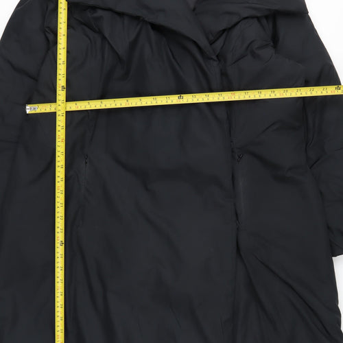 Marks and Spencer Women’s Black Long Puffer Coat Size 16