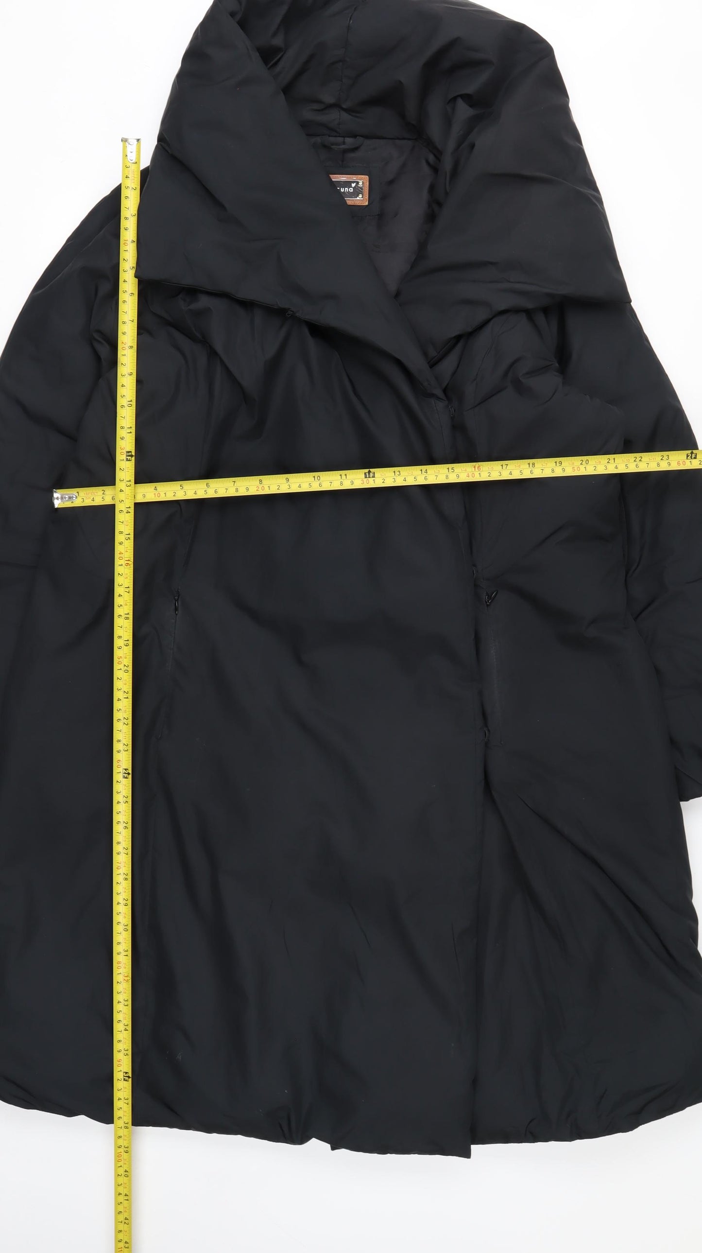 Marks and Spencer Women’s Black Long Puffer Coat Size 16
