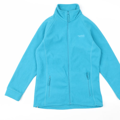 Regatta Women's Blue Fleece Full Zip Jacket Size 10 Outdoor