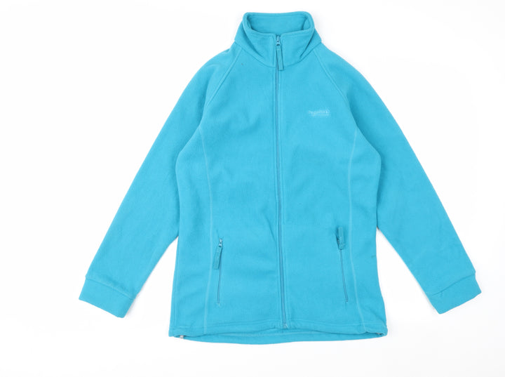 Regatta Women's Blue Fleece Full Zip Jacket Size 10 Outdoor