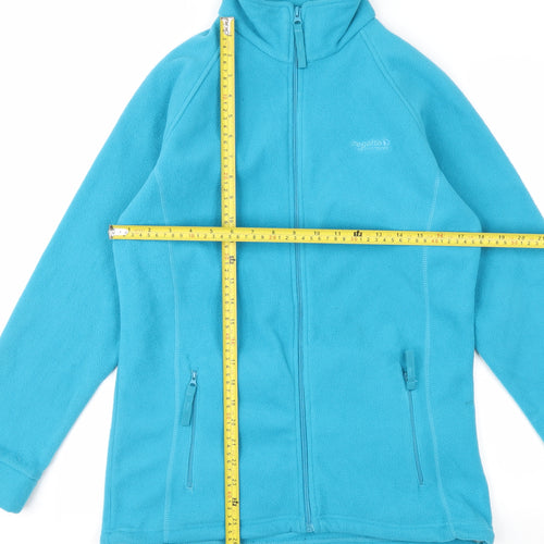 Regatta Women's Blue Fleece Full Zip Jacket Size 10 Outdoor