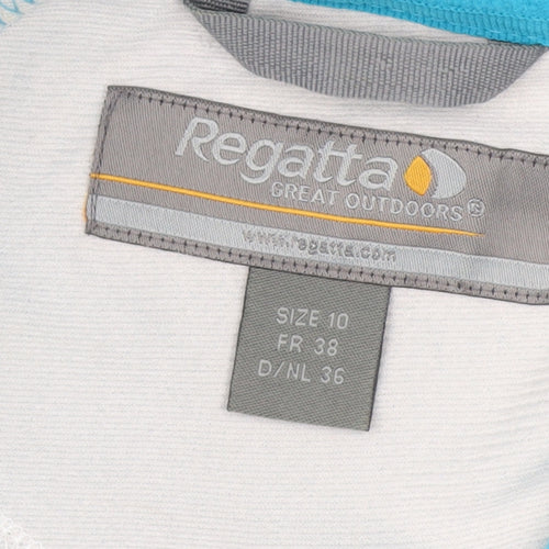 Regatta Women's Blue Fleece Full Zip Jacket Size 10 Outdoor