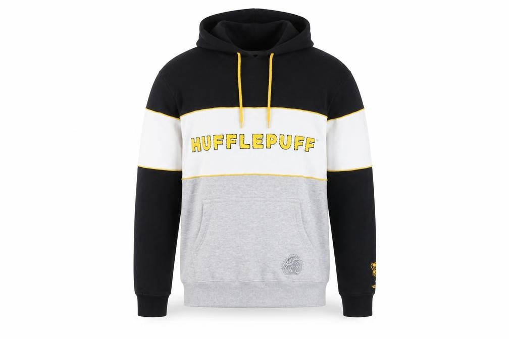 Front view of Harry Potter Hufflepuff Men’s Multicoloured M Pullover Hoodie