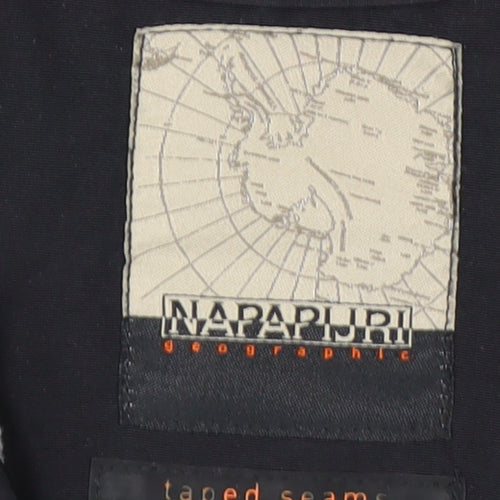 Napapijri Women's Black Size 16 Waterproof Anorak Hooded Jacket
