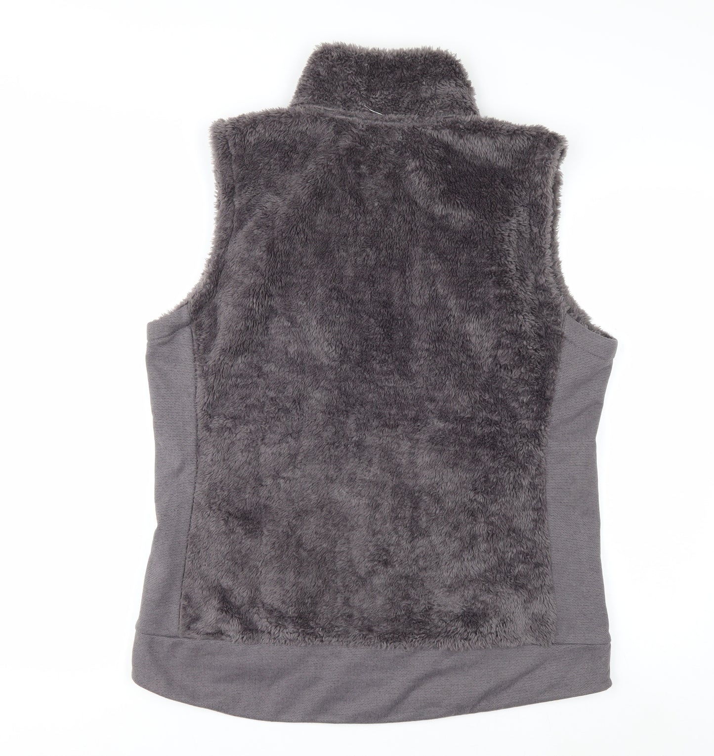 The North Face Womens Grey Fleece Zip Waistcoat L Outdoor Gilet