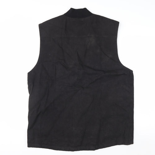 Volcom Men’s Black XL Lined Cotton Canvas Bodywarmer Waistcoat