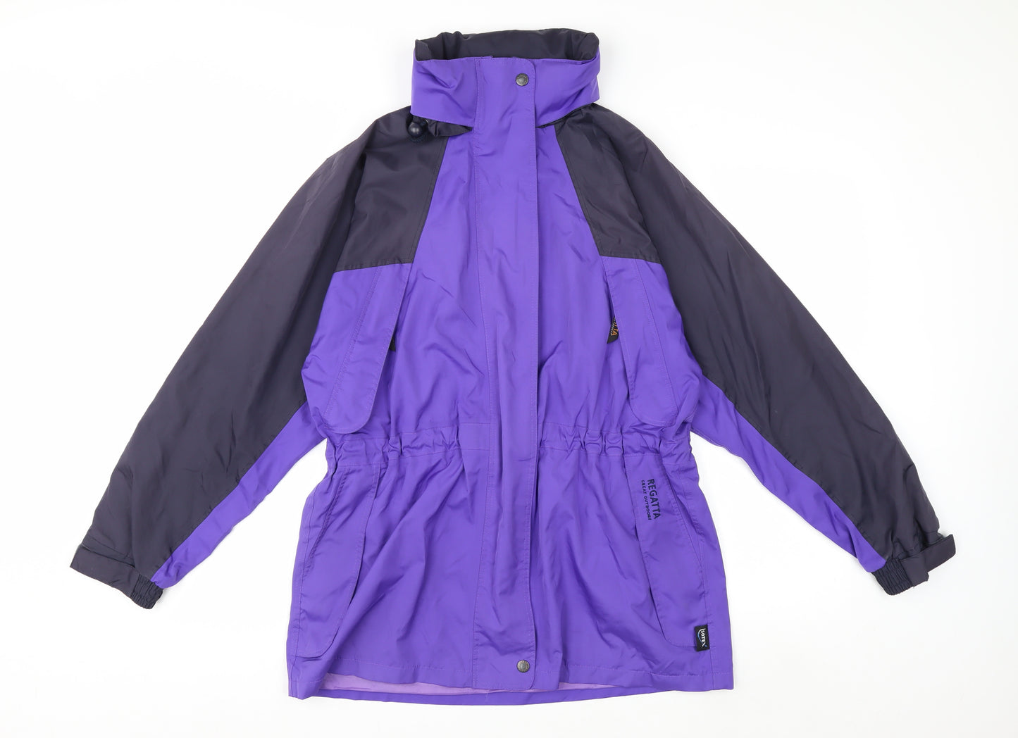 Regatta Women’s Purple Parka Jacket Size 10 Waterproof Windproof Outdoor