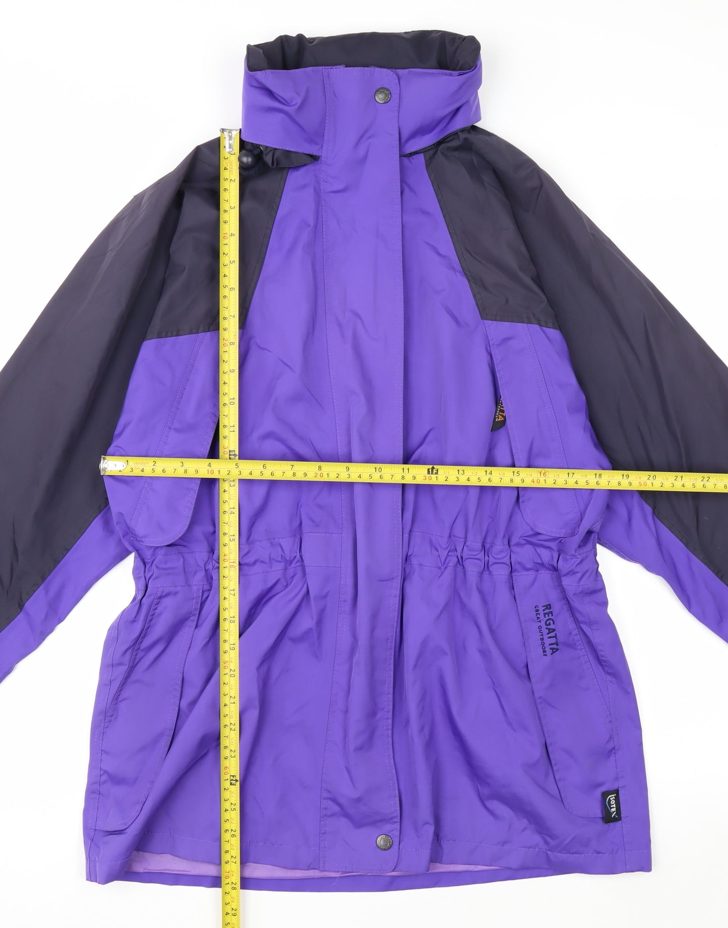 Regatta Women’s Purple Parka Jacket Size 10 Waterproof Windproof Outdoor