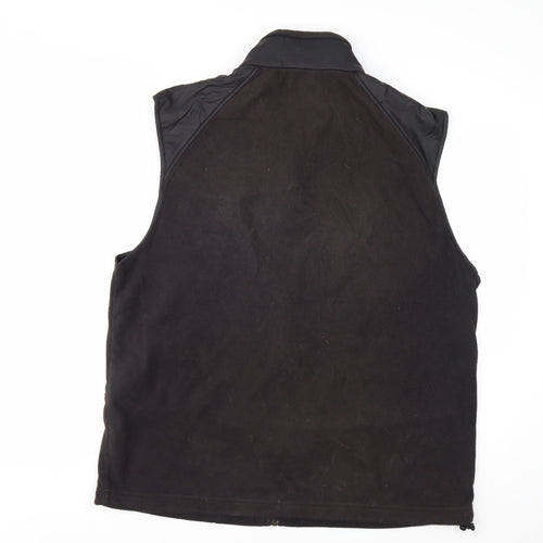 Timberland Men's Black Fleece Lined Bodywarmer Waistcoat Size L