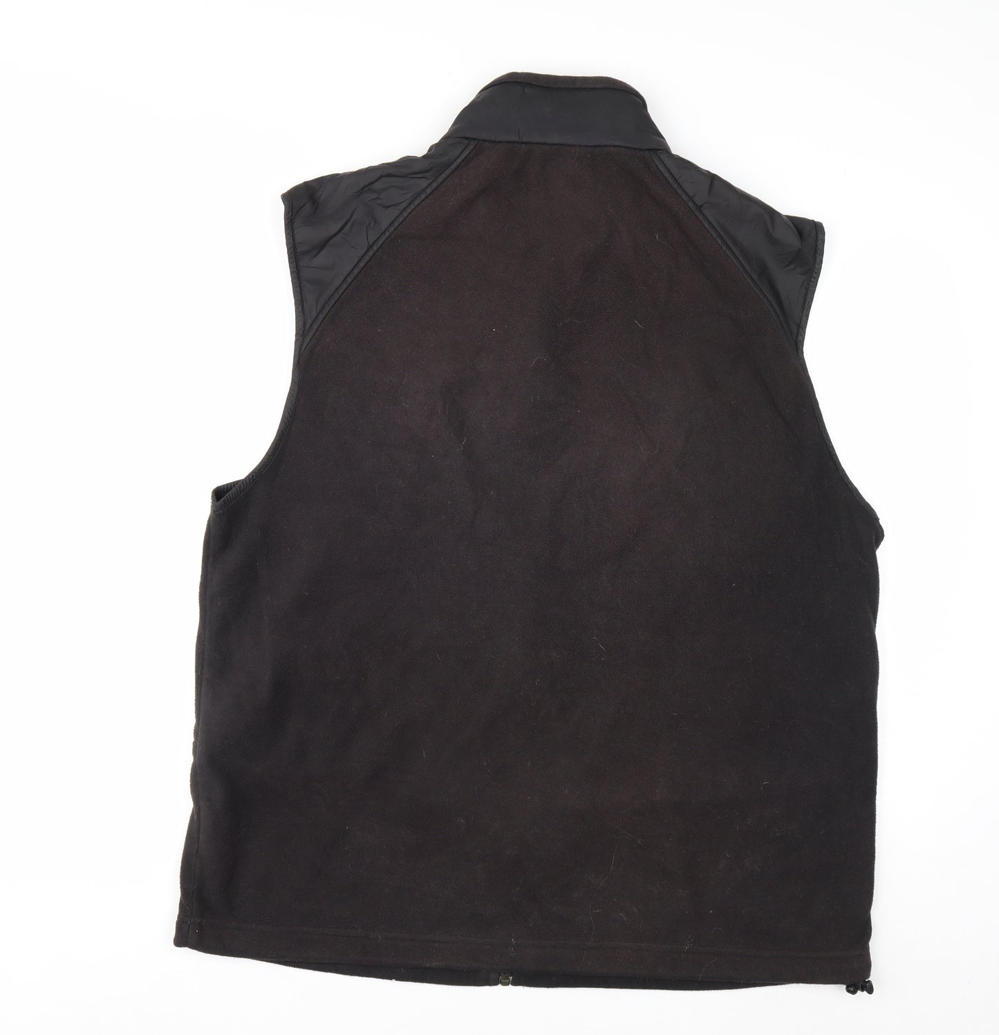 Timberland Men's Black Fleece Lined Bodywarmer Waistcoat Size L