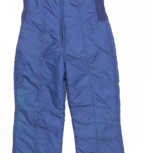 Pedigree Womens Blue 7-8 Insulated Snow Pants Ski Trousers
