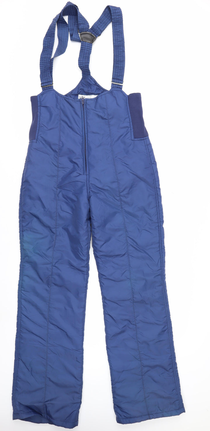 Pedigree Womens Blue 7-8 Insulated Snow Pants Ski Trousers