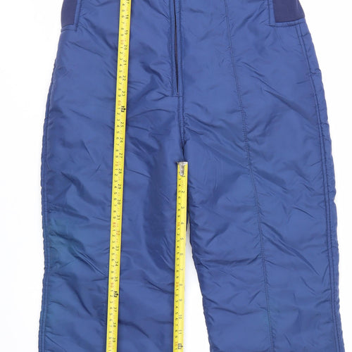 Pedigree Womens Blue 7-8 Insulated Snow Pants Ski Trousers