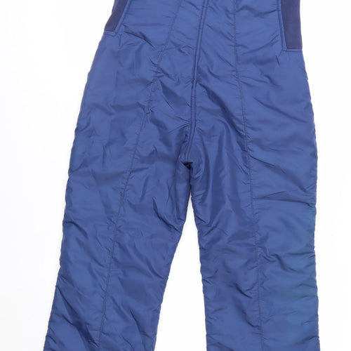 Pedigree Womens Blue 7-8 Insulated Snow Pants Ski Trousers